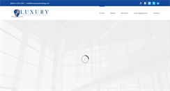 Desktop Screenshot of luxuryassetlending.com